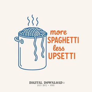 Spaghettipott png rolig digital nedladdning present till matälskare pastaälskare spaghettikontur t-shirt grafik rolig pastacitat utskrivbar png