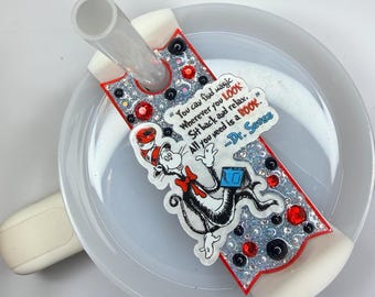 40oz Cat and the Hat Tumbler Topper