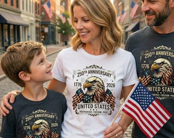 250th Anniversary United States Shirt, Vintage 1776-2026 Independence Day Tee, Patriotic Eagle USA Gift, Comfort Colors Sestercentennial Top
