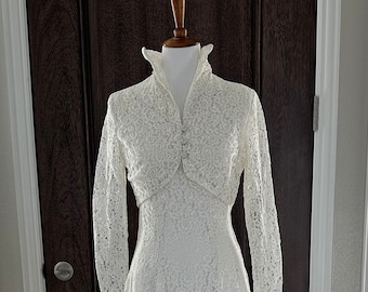 1950s Handmade Wedding Gown