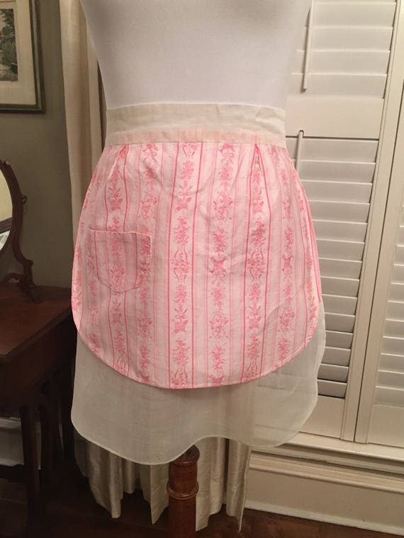 1950s Vintage Double Layered Apron