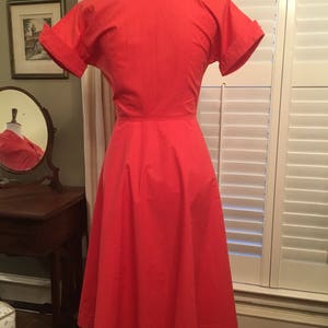 1950s Vintage Cotton Dress zdjęcie 3