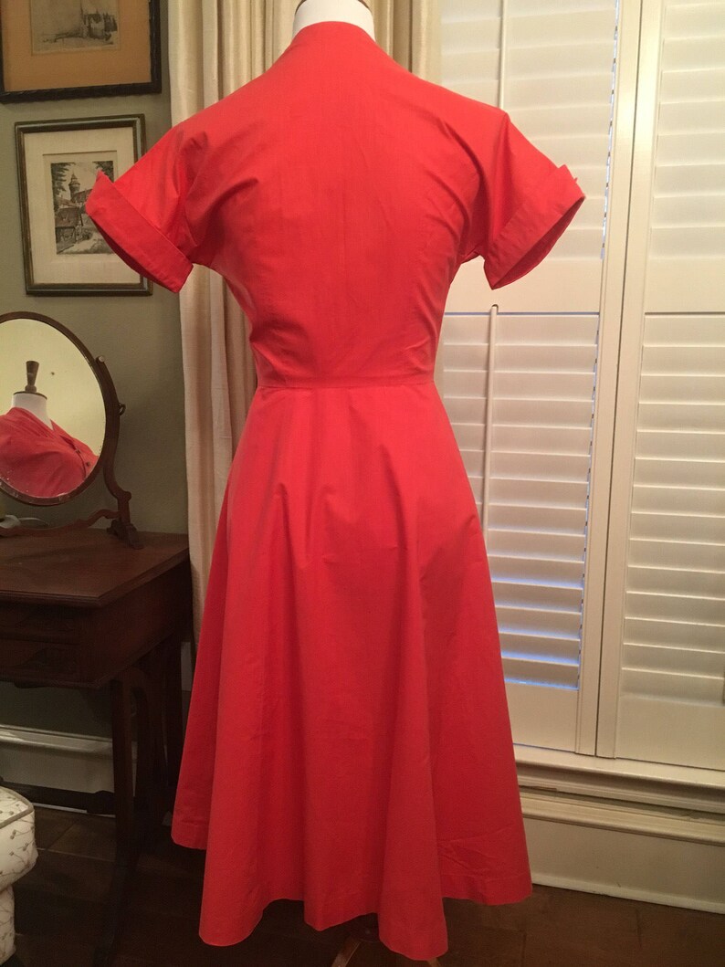 1950s Vintage Cotton Dress zdjęcie 3