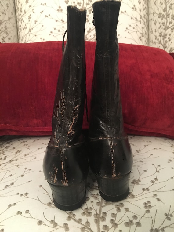 Edwardian Victorian Leather Women's Boots - image 2