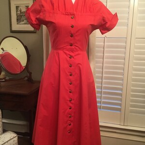 1950s Vintage Cotton Dress zdjęcie 2