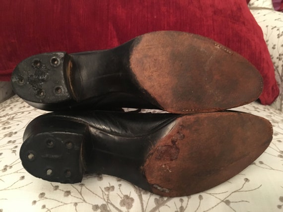 Edwardian Victorian Leather Women's Boots - image 3