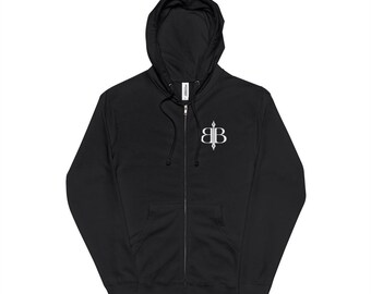 Minimalist Zip Hoodie – BipolarInk 2Face Graphic, Streetwear Jacket