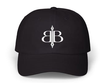 BipolarInk™ Founders Dad Cap – Black Hat with White Embroidered Logo | Minimal Streetwear Cap