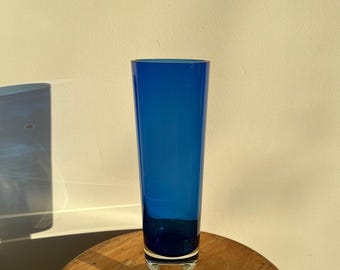 Vaso foute bleu design scandinavo Riihimaki Tamara Aladin anni '60