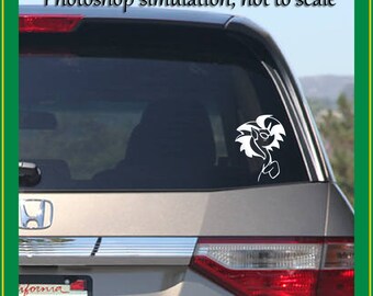 Vinyl Scratch DJ P0N-3 Vinyl Decal - Custom Size & Color