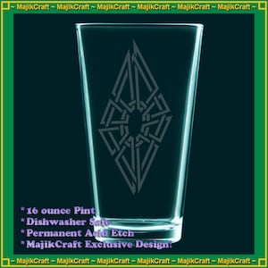 RARITY cutie mark pint glass - drinking glass - beer glass - My Little Pony MLP:FiM