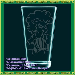 Cheese Sandwich MLP fanart etched glass - Weird Al My Little Pony accordian horse