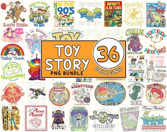 36+ Toy Story Cliparts PNG Bundle, Toy Story PNG Cartoon Sublimation Cliparts, Toy Story Movie Themed Clip Arts Collection, Toy Story Party