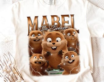 Mabel The Beaver Shirt, Pixar Hoppers King George And Mabel Playing Together T-Shirt, Pixar Mabel Hoppers Shirt, Disneymabel Beaver Shirt