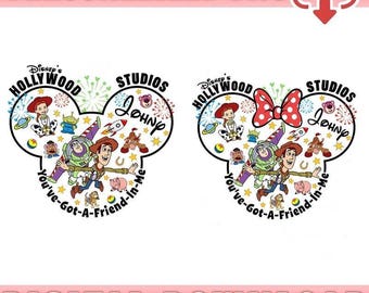 Disneyland Hollywood Studios PNG, Sie haben einen Freund in mir Toy Story Png, Toy Story Family Matching, Woody Buzz Lightjahre, digitaler Download