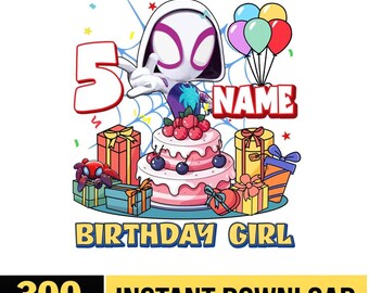 Spidey Birthday PNG, Custom Spidey And His Amazing Friends Birthday Party Png, Superhero Family Matching Png, Birthday Png, Digital Download
