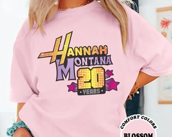 Disneyland Hannah Montana 20 Years Series Premiere Anniversary T-Shirt, Hannah Montana Epic Iconic Collage Shirt, Disneyland Family Matching