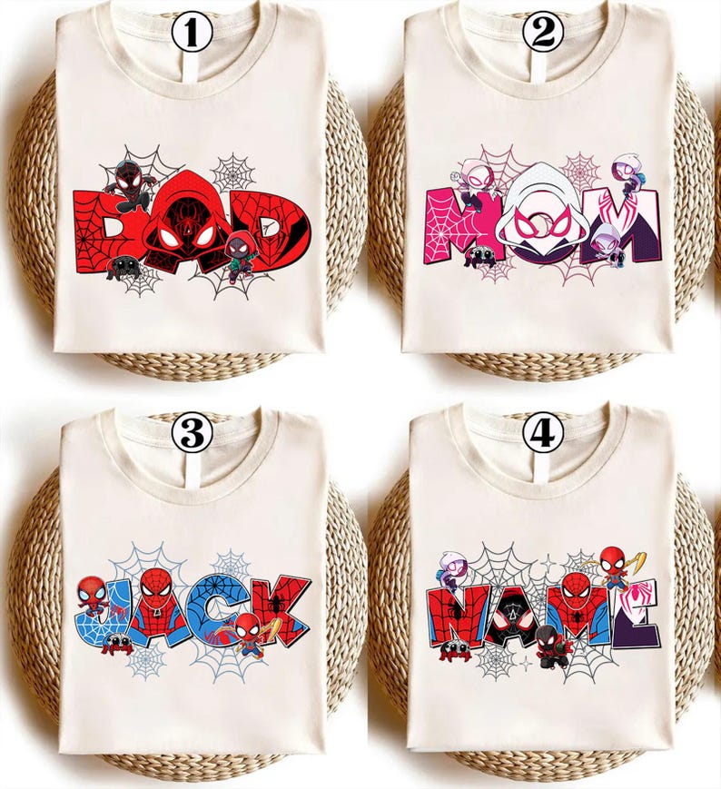 Personalisierte Spidey und seine erstaunliche Freunde T-Shirt, Name Spiderman Held Thema Shirt, Held Party T-Shirt, Spidey Geburtstag Kleinkind Shirt Bild 1