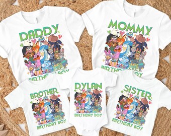 Personalized Disneyland Zootopia 2 Family Birthday Shirt Zootopia Movie Tee Judy Hopps Nick Wilde Birthday Tee Family Birthday Matching Tee