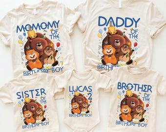 Custom Name Age Birthday Hoppers Boy Comfort Colors Shirt, Pixar Hoppers Birthday Tee, Disneyland Family Birthday Shirt