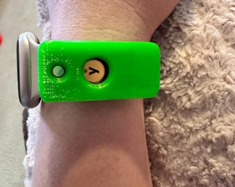 Soporte para correa de Apple Watch YubiKey impreso en 3D / Soporte de muñeca con llave de seguridad NFC 5