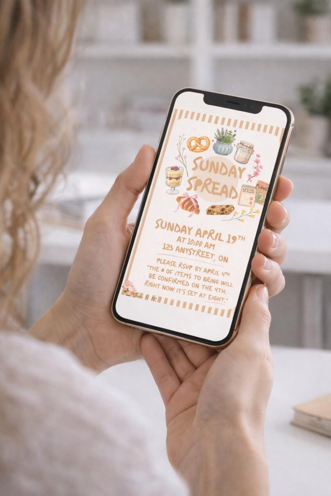 Sunday Spread (swap) Invitation Template - Etsy
