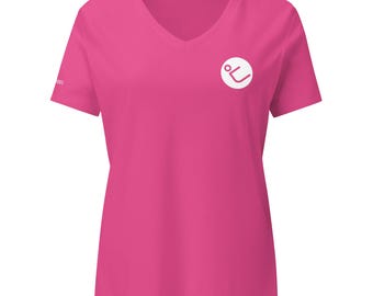 Pilates Teaser Women’s Relaxed V-Neck T-shirt