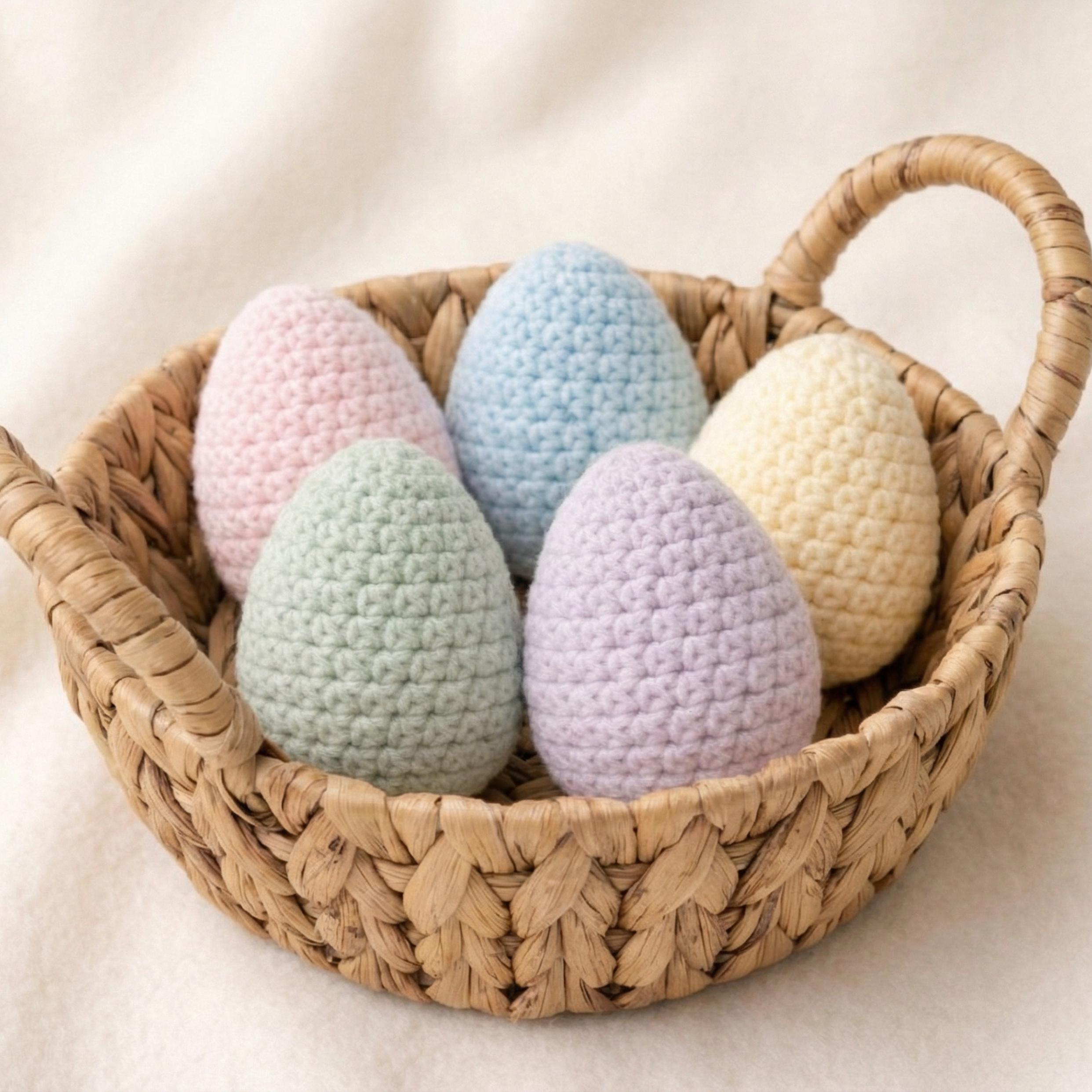 Easy Crochet Easter Egg Pattern PDF | Beginner Amigurumi | DIY Spring ...