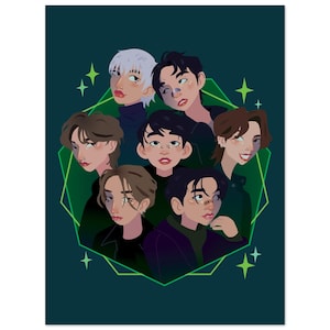 Póster del heptágono de invierno de Got7