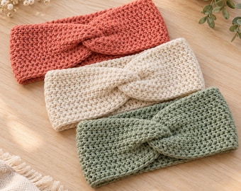 Coral Headband Crochet Pattern | Easy Crochet Headband Pattern | Headband | Ear Warmer | PDF Instant Download | US Terms