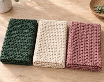 Pine Green Linen Stitch Scarf Crochet Pattern | Easy Crochet Scarf Pattern | ≈59 in (220 rows) Scarf | Winter Scarf | PDF Instant Download
