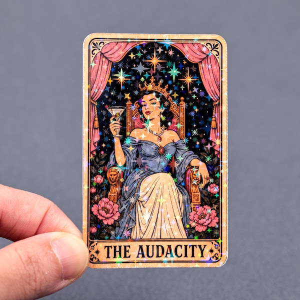 The Audacity Princess Tarot Card Sticker
