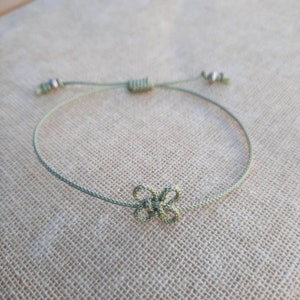 Korean ginger knotted bracelet