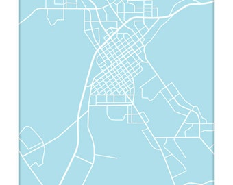18x24 City Map: Choose Your City / Wall Art Poster / Digital Print 