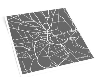 Providence, Rhode Island City Map Art / University Map Print / 8x10 / Available in any color