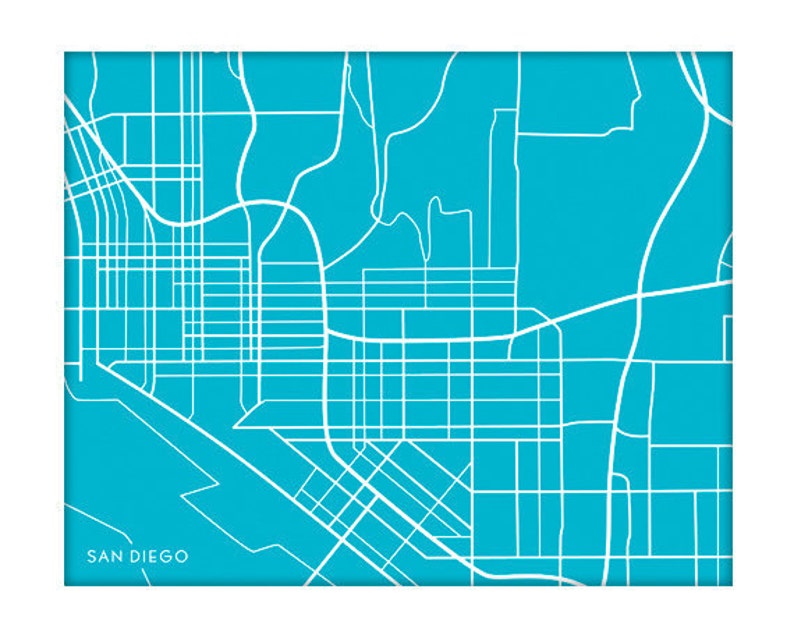 Custom Map Art Print Custom Map Art Print