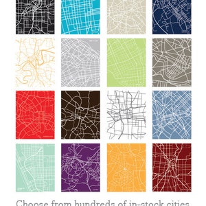 24x36 City Map: Choose Your City image 3