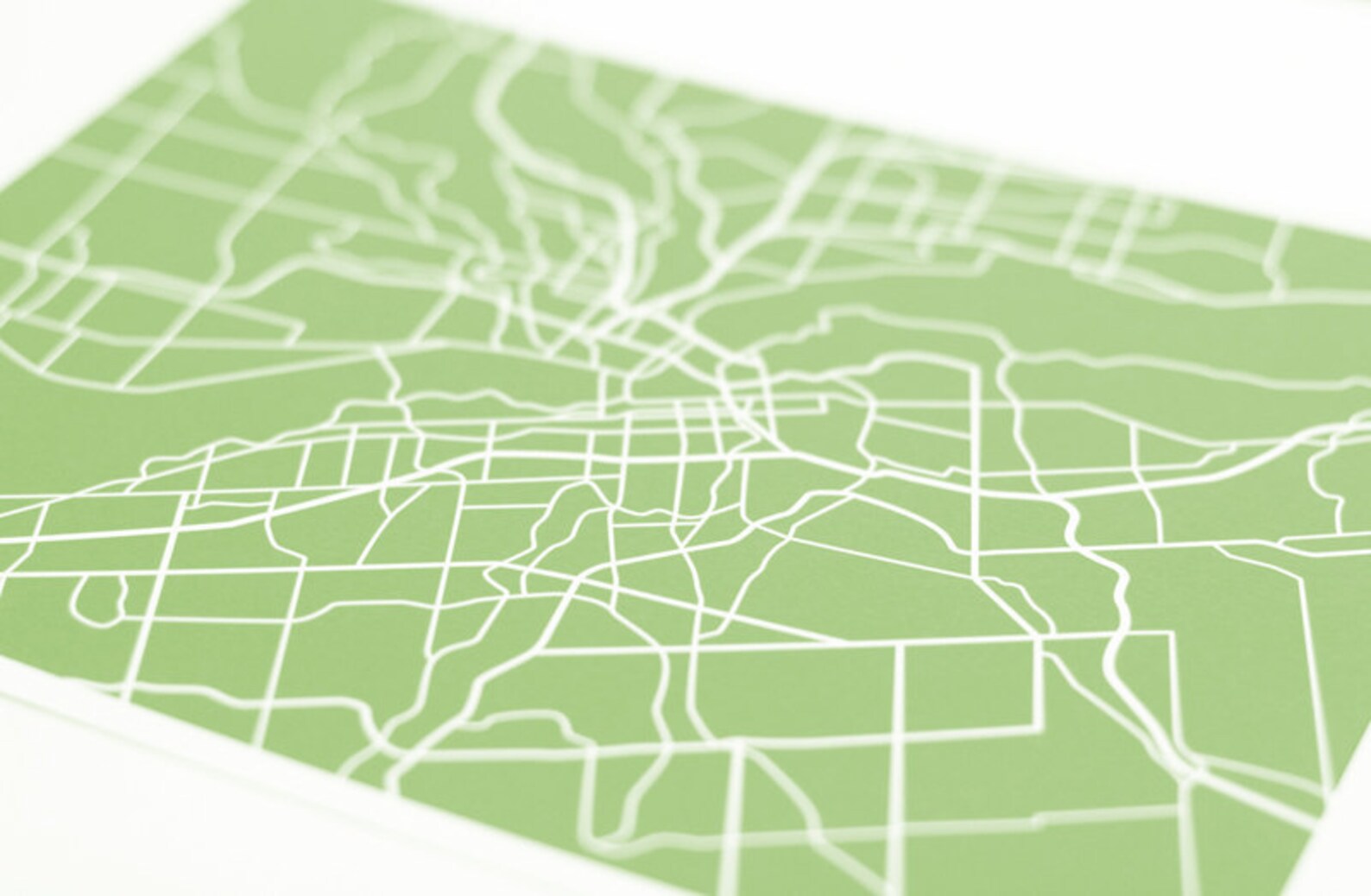 Ottawa City Wall Art / Canada Map Digital Art Print / 8x10 / Etsy