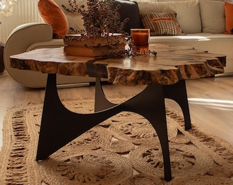 Handmade Steel Furniture Legs, Modern Coffee Table Base Only