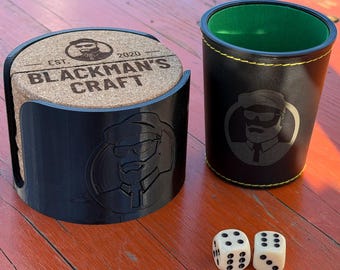 Shock cutlery personalized dice set