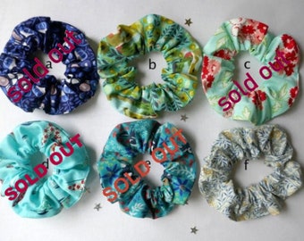 Nature Scrunchies - PICK One: Scrunchy Scrunchies  Bun Wrap Hair Tie - 80s 90s Fashion Rewind