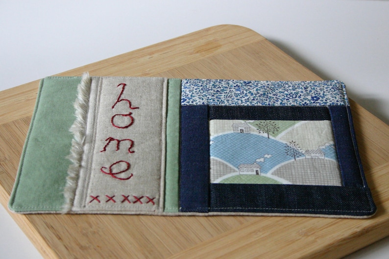 House on the Hill Quilted Mug Rug Snack Mat