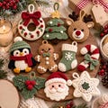 Christmas Crochet Ornament Pattern Bundle, 10 Holiday Tree Decorations PDF, Beginner Friendly Digital Download product logo