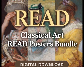 Classical Art READ Poster Bundle (Digital Download)