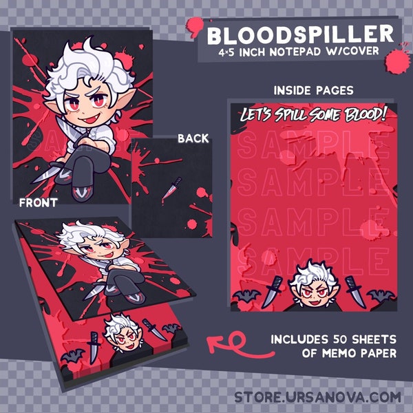 BG3 Bloodspiller Memo Pad