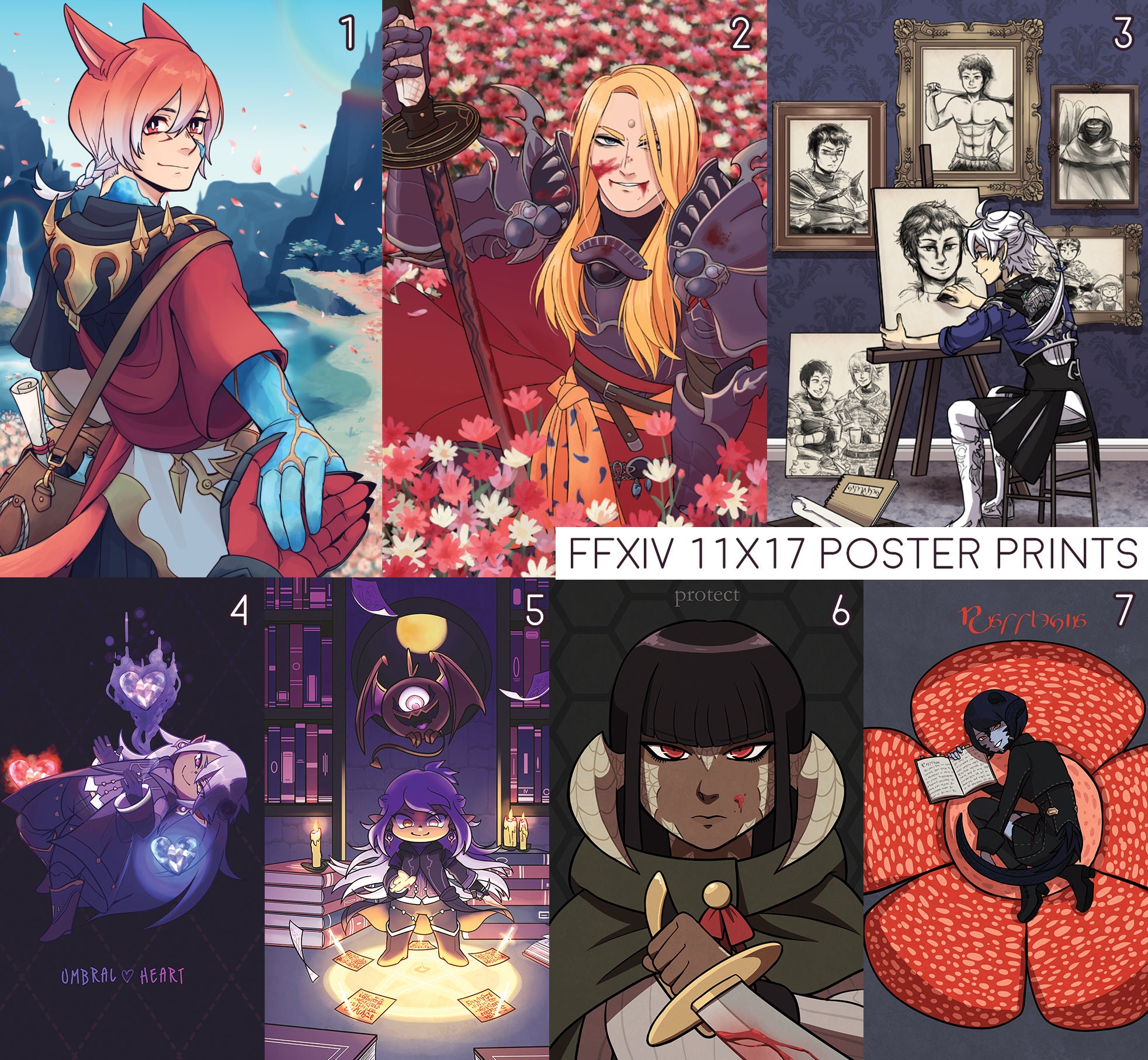 FFXIV Poster Prints - Etsy