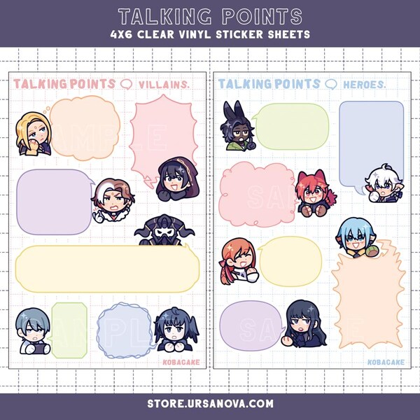 FFXIV Speech Bubble Stickers