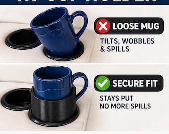 RV Couch Cup Holder Insert, Coffee Sofa Adapter, Prevents Spills
