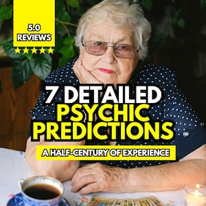 7 previsioni psichiche dettagliate, risposte alla stessa ora, predizione del futuro, lettura dei tarocchi, lettura chiaroveggente media