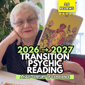 2026 till 2027 Medium Reading, Vad du lämnar bakom dig och vad som kommer härnäst, Nyårsförutsägelser samma timme, Djupgående Kärlek Karriär Pengar Framtid